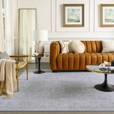 Hauteloom Albuquerque ALBUQ Light Gray Machine Made Polyester Rug