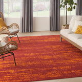 nourison nourison essentials nre03 red rug