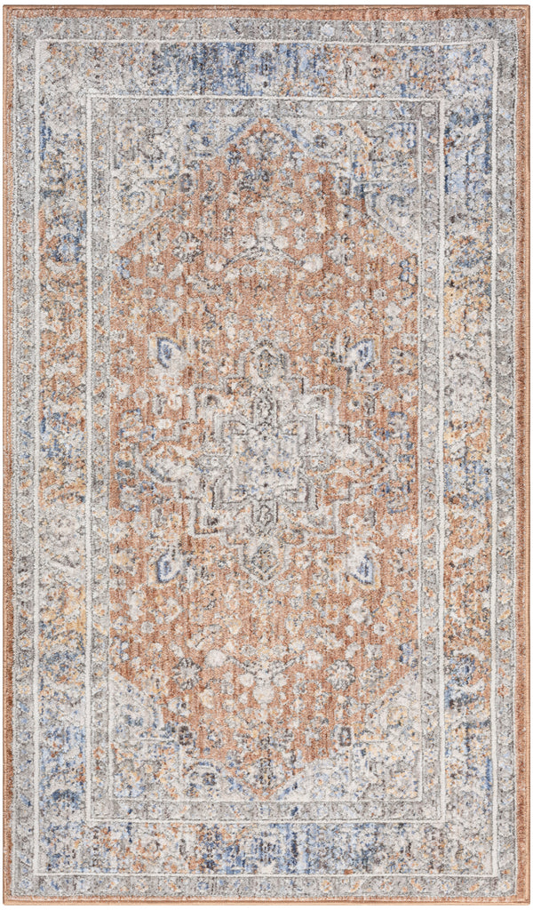 nourison elegant heirlooms elh01 blue multicolor rug