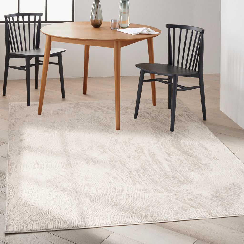 nourison ck024 irradiant irr04 silver grey rug