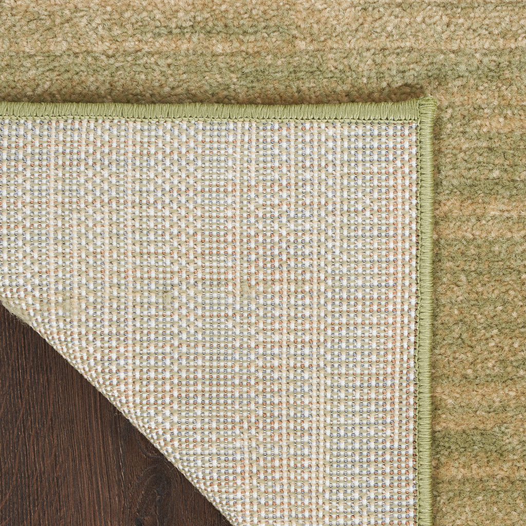 nourison nourison essentials nre01 green gold rug