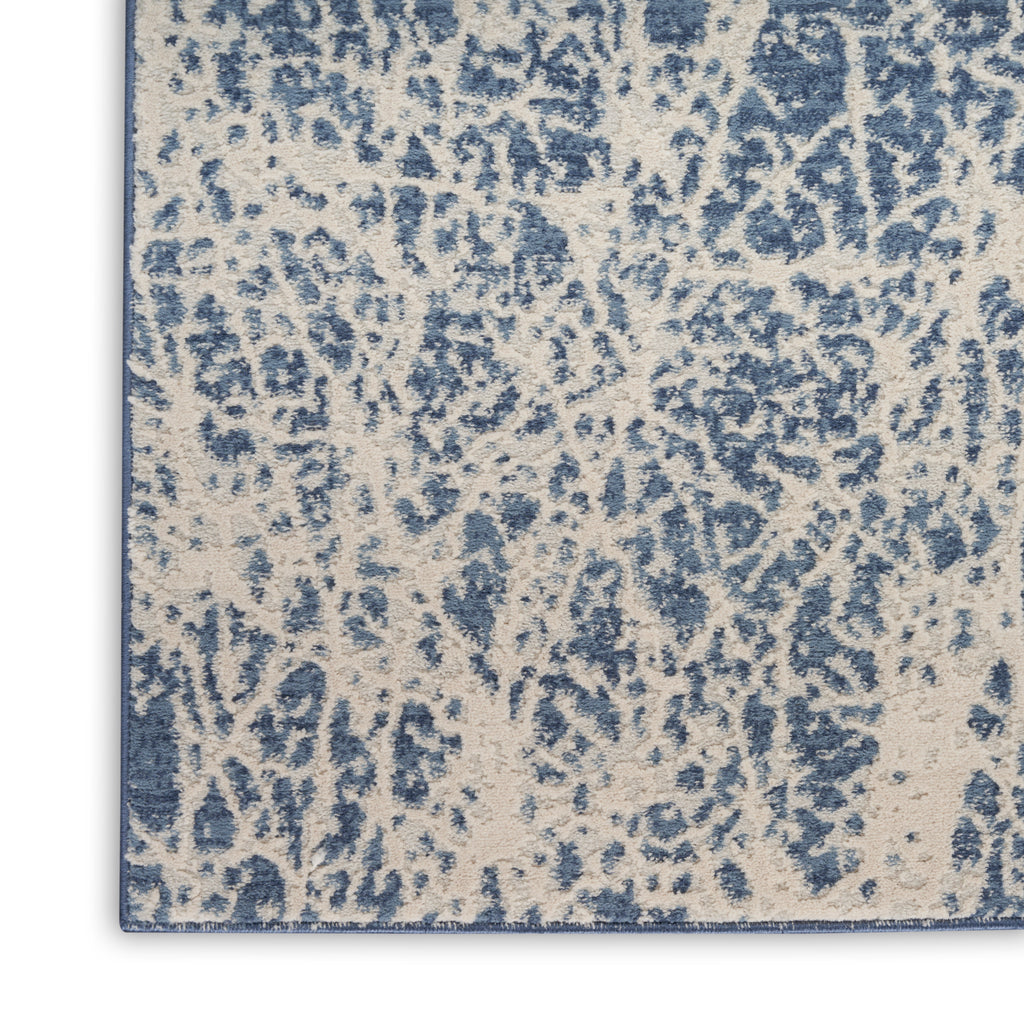 nourison exhale exl02 navy ivory rug