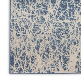 nourison exhale exl02 navy ivory rug