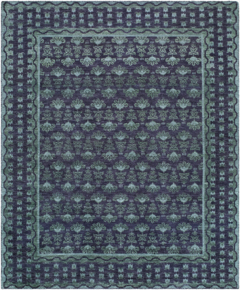 surya azule aze 2300 forest green rug