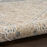 nourison retreat ret03 ivory blue rug