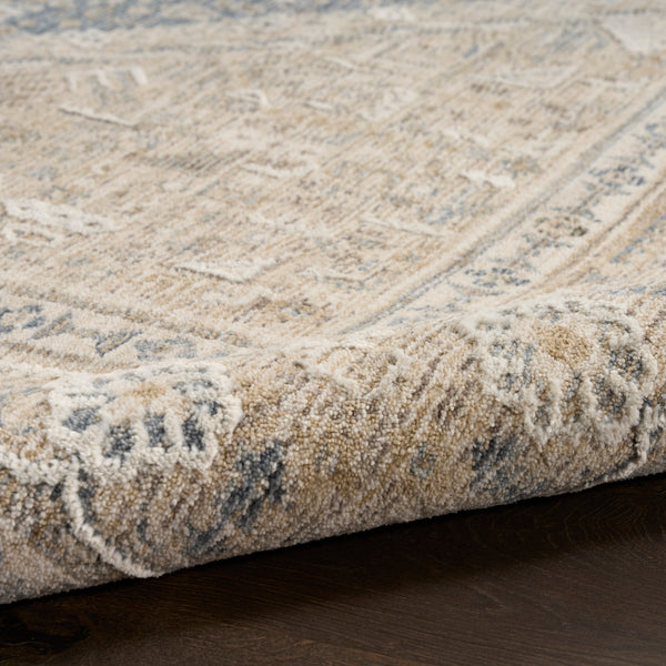 nourison retreat ret03 ivory blue rug