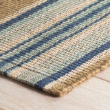 dash albert blue heron stripe da142 blue rug