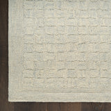 nourison pure grids pgr01 light blue rug