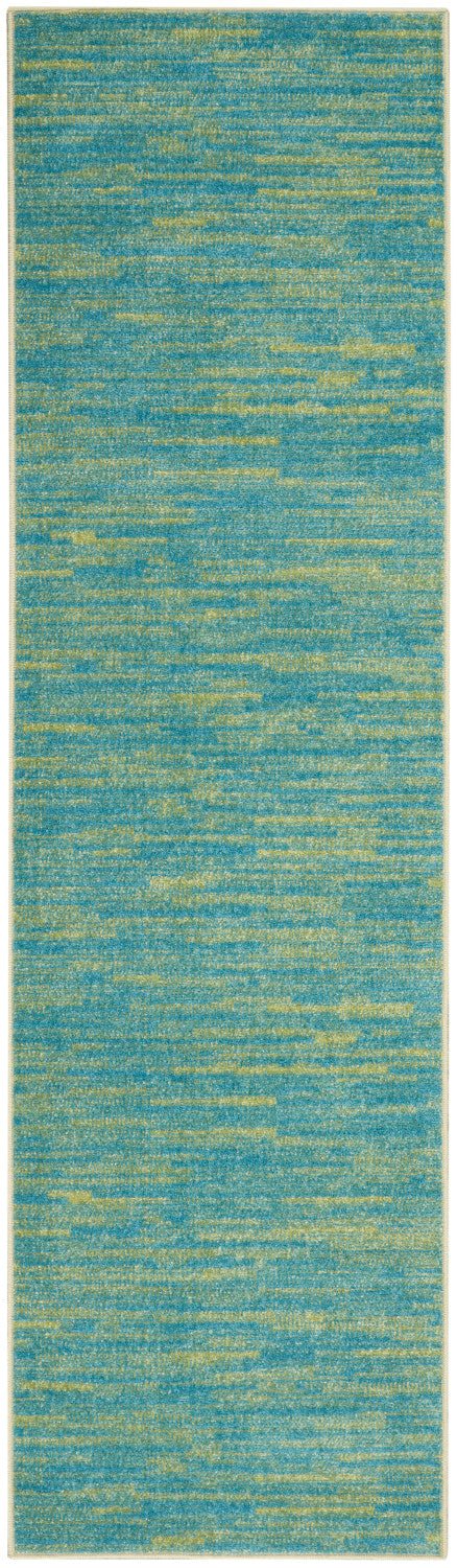 nourison nourison essentials nre01 blue green rug