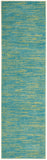 nourison nourison essentials nre01 blue green rug