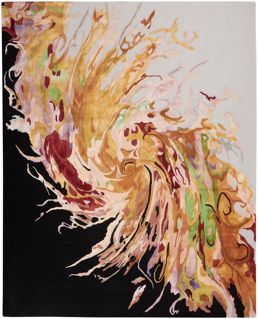 nourison prismatic prs21 multicolor rug