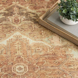 nourison vintage washables vws14 gold rug
