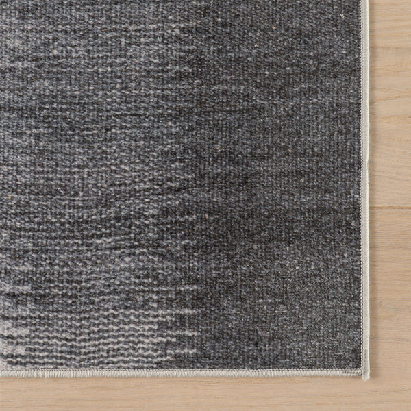 dash albert teahouse da2415 charcoal machine washable polyester rug