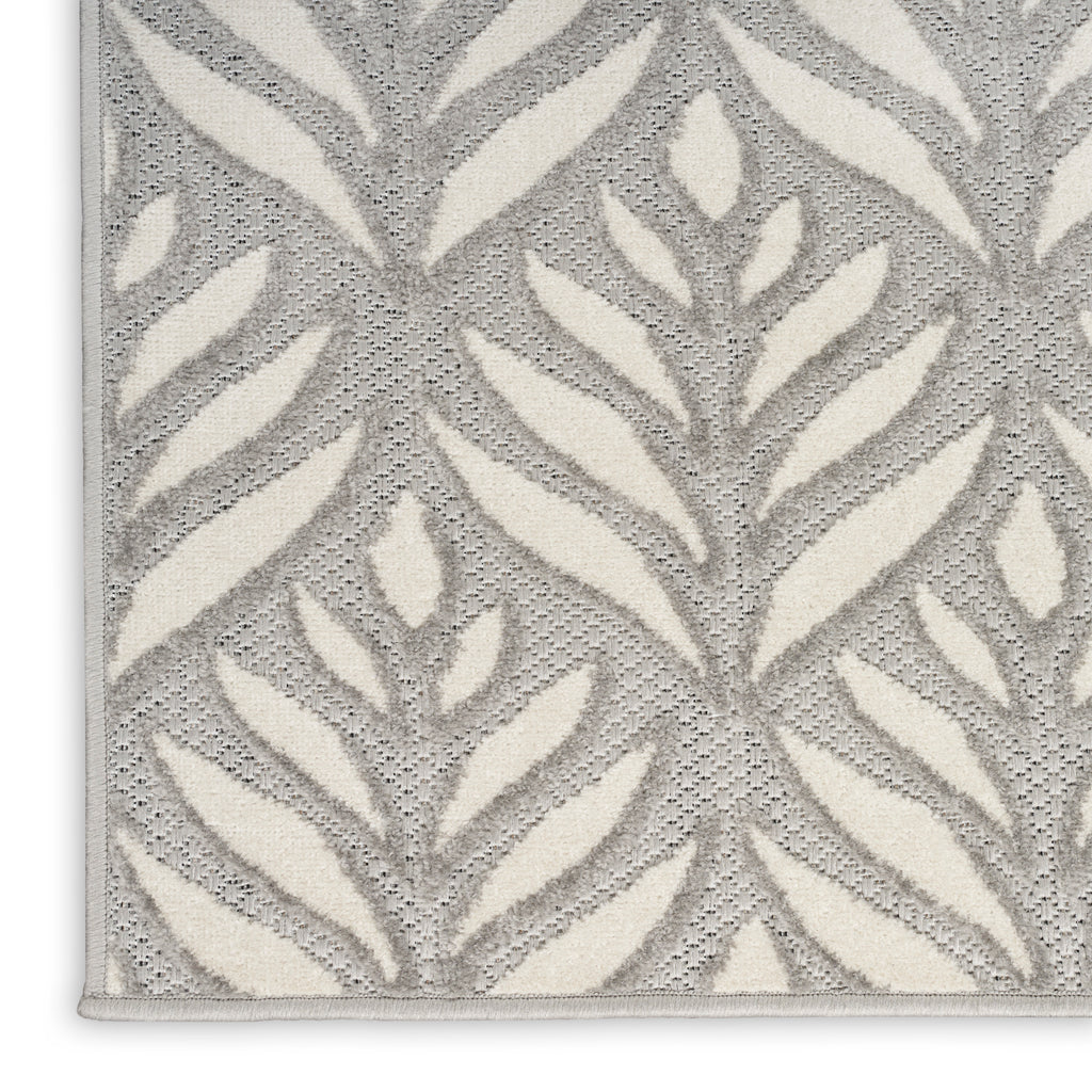 nourison aloha alh35 grey rug