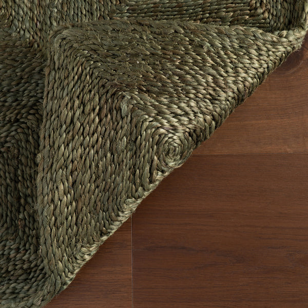 dash albert haven hurst da2447 green braided jute rug