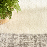 nourison pacific shag pcs02 ivory grey rug