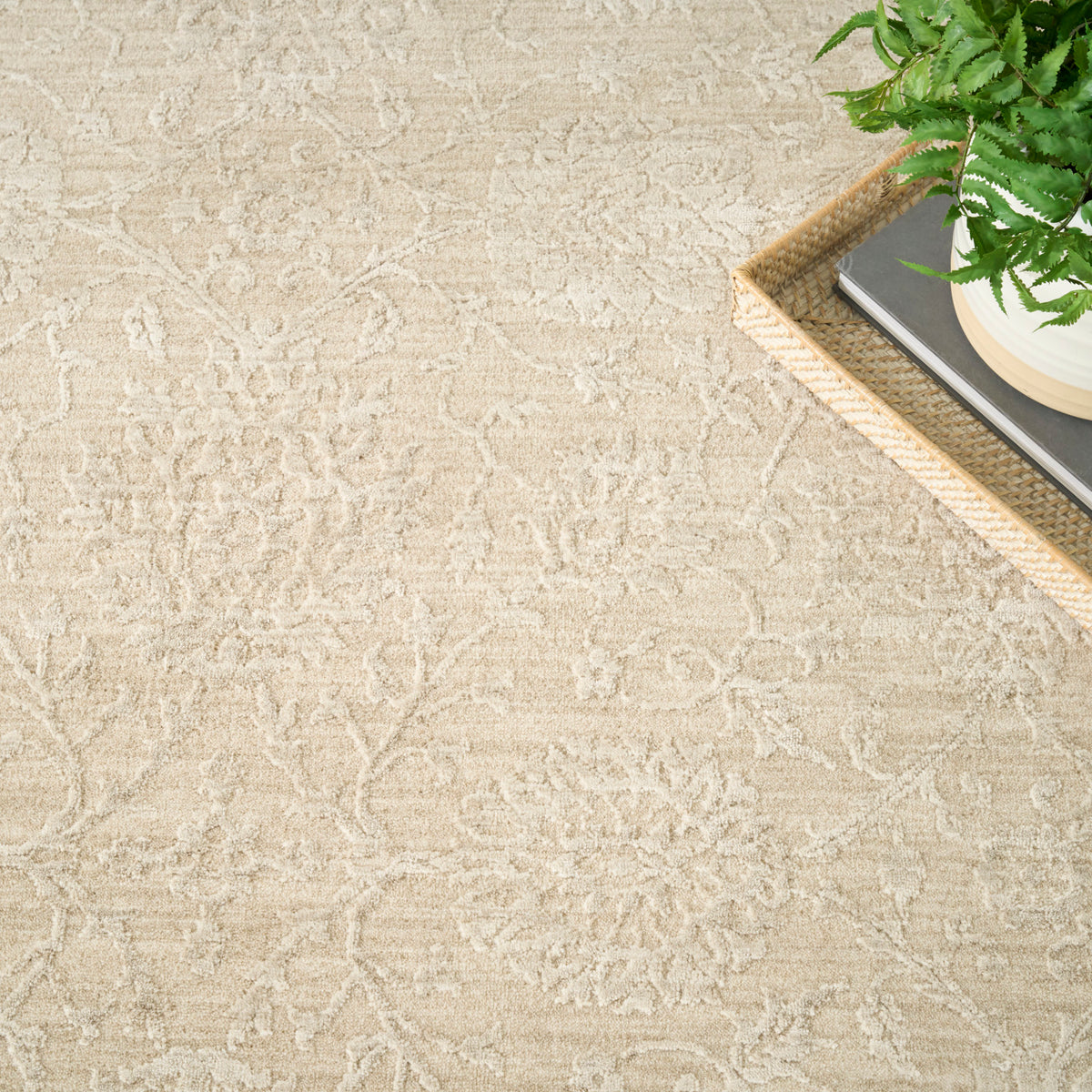 nourison moonlit mli03 beige rug