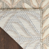 nourison aloha alh35 ivory grey rug