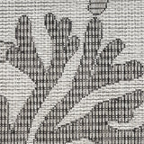 nourison garden oasis goa05 grey rug