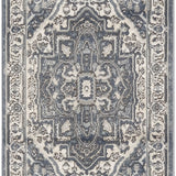 nourison quarry qua18 navy ivory rug