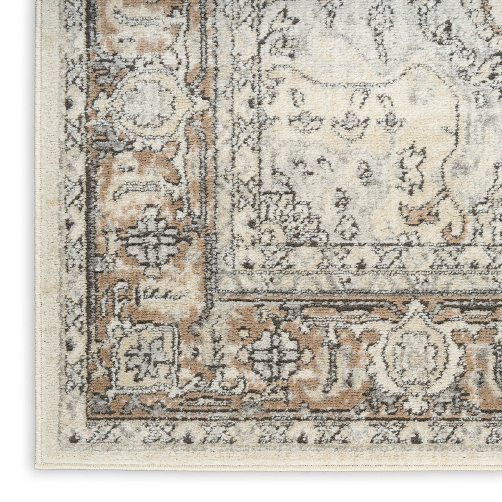 nourison quarry qua18 ivory grey taupe rug