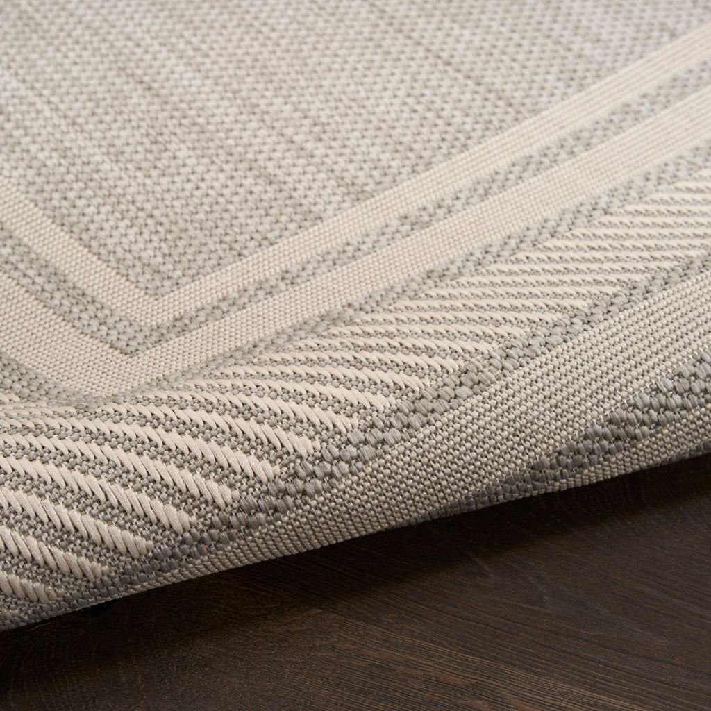 nourison horizon indoor outdoor hoz03 grey rug