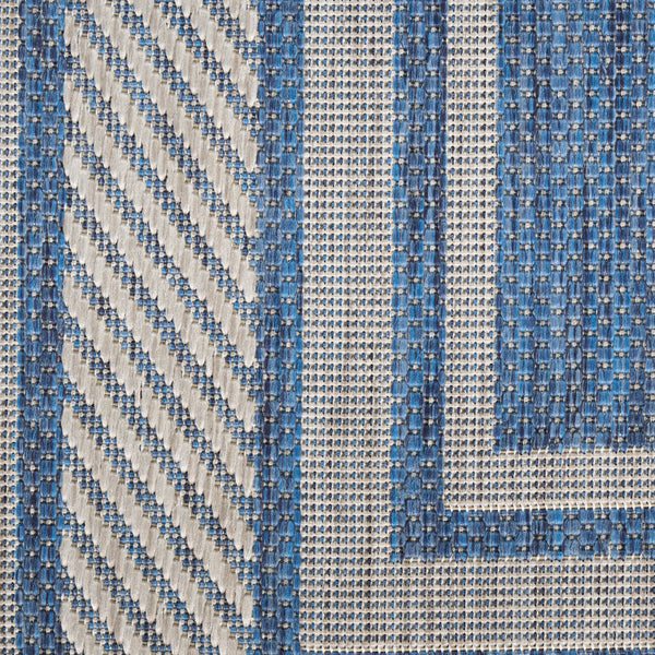 nourison horizon indoor outdoor hoz03 denim rug