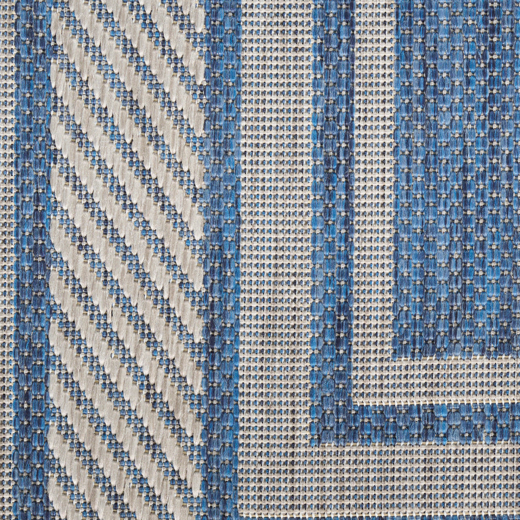 nourison horizon indoor outdoor hoz03 denim rug
