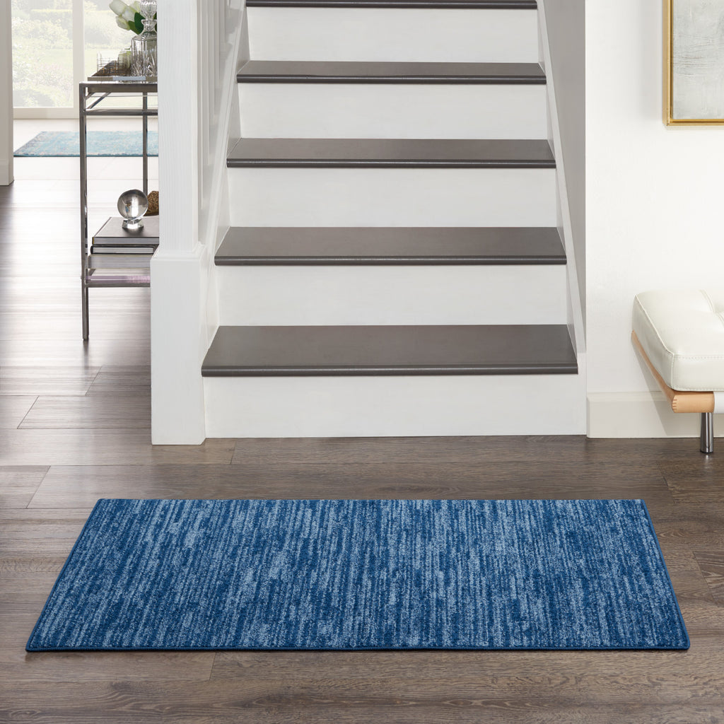 nourison nourison essentials nre01 navy blue rug