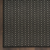 nourison horizon indoor outdoor hoz02 black rug