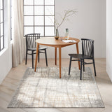 nourison ck950 rush ck950 ivory grey rug