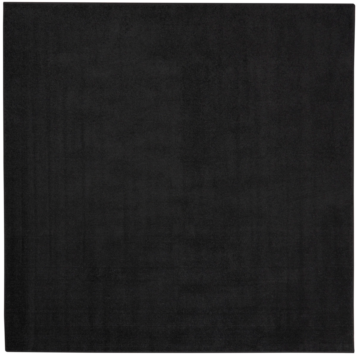 nourison nourison essentials nre01 black rug