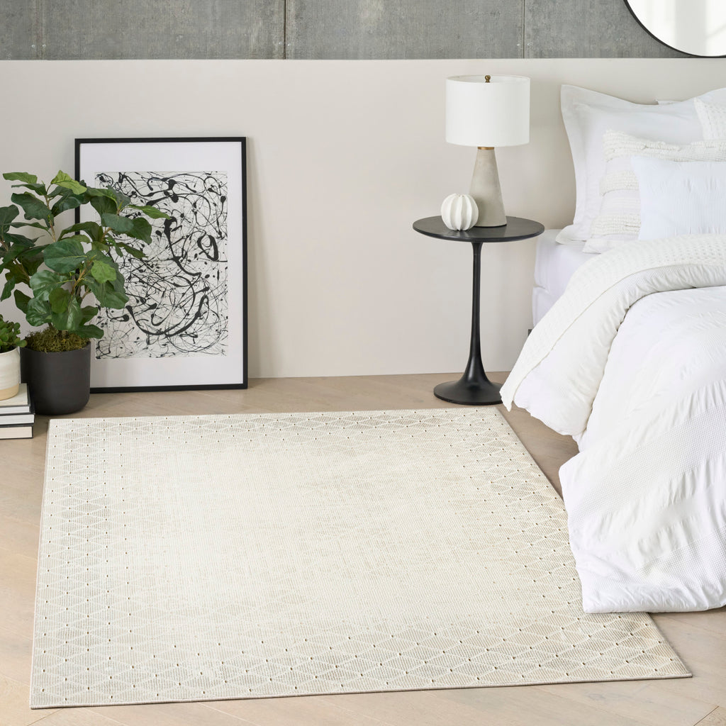 nourison grand street grn01 ivory rug