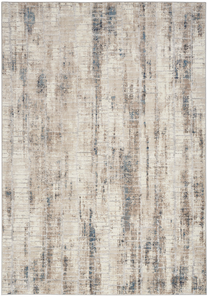 nourison ck022 infinity ifn02 ivory grey blue rug