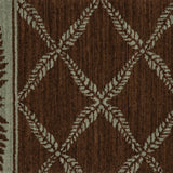 rugs done right custom chateau no01 brown green rug