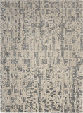 nourison silk shadows sha19 ivory grey rug