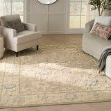 nourison maison mso01 taupe ivory rug