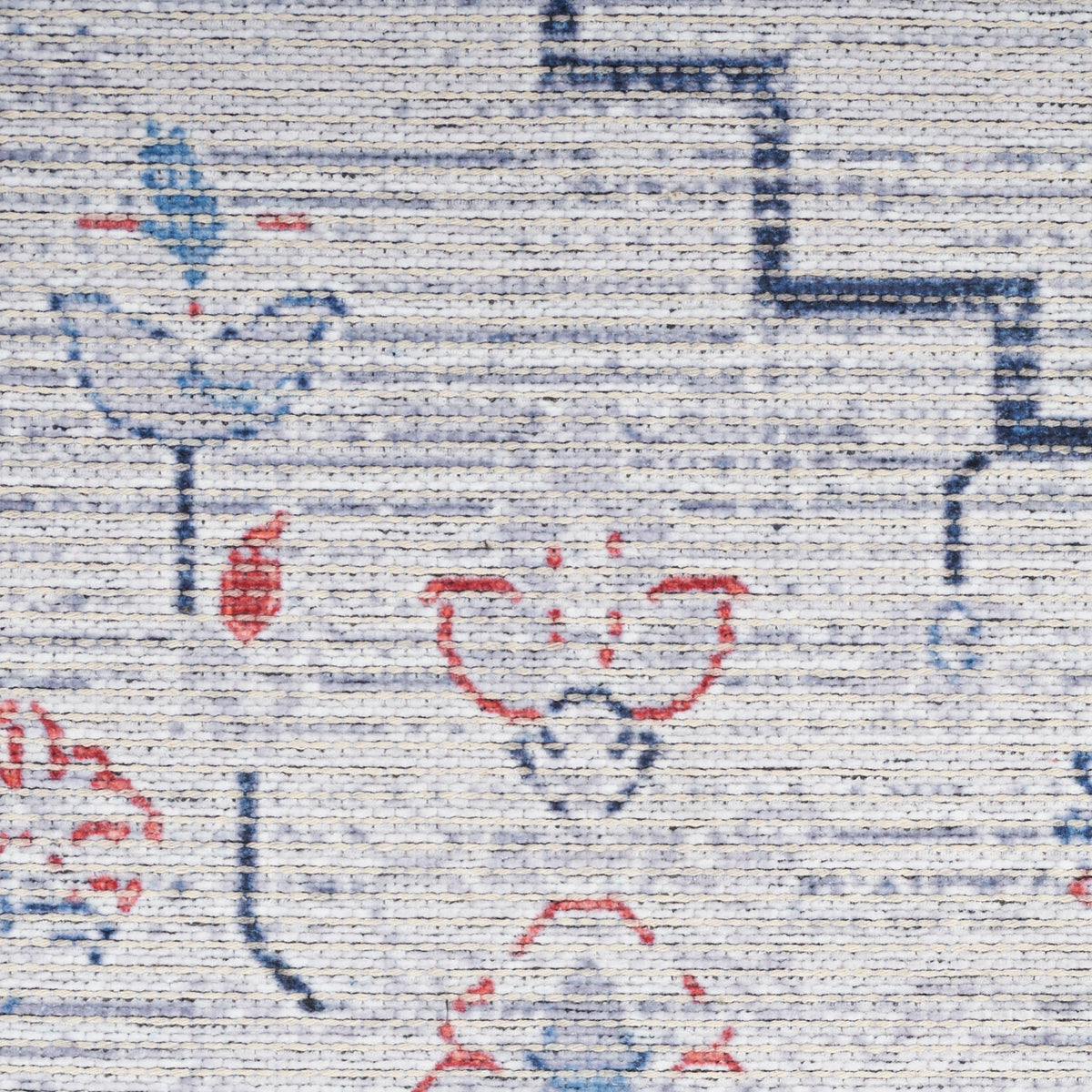 nourison new concept washables sr110 ivory blue rug