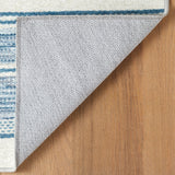 dash albert ellington stripe da2339 blue machine washable polyester rug