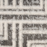 nourison serenity home srh04 grey ivory rug