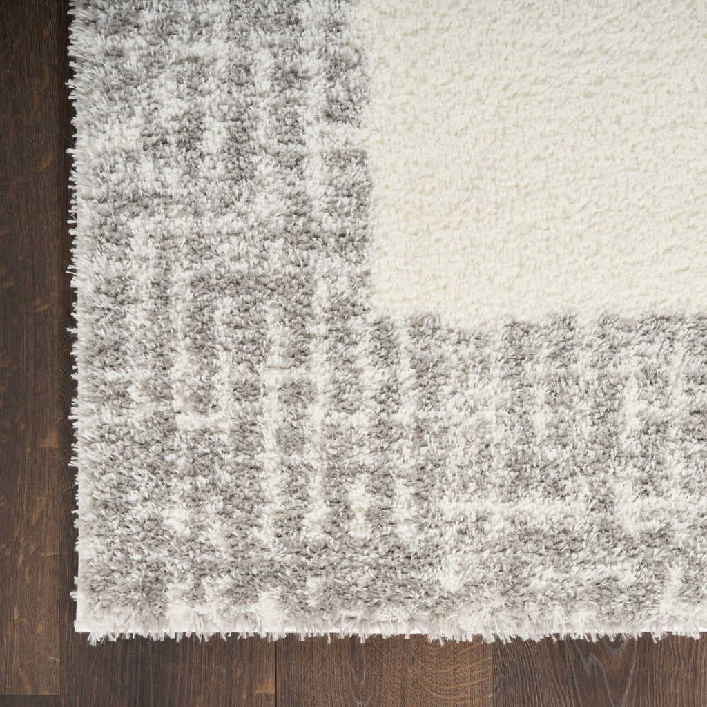 nourison pacific shag pcs02 ivory grey rug
