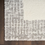 nourison pacific shag pcs02 ivory grey rug