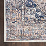nourison grand washables grw05 ivory blue rug
