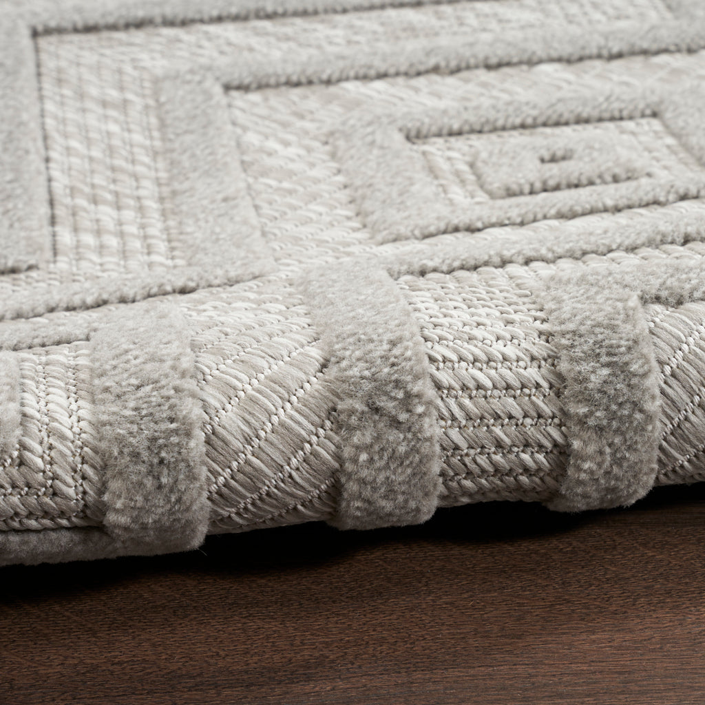 nourison versatile nrv01 silver grey rug