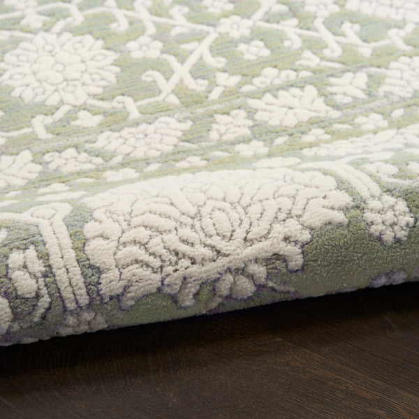 nourison grace gce01 sage rug
