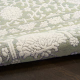 nourison grace gce01 sage rug