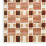 nourison nordic nrc14 rust rug