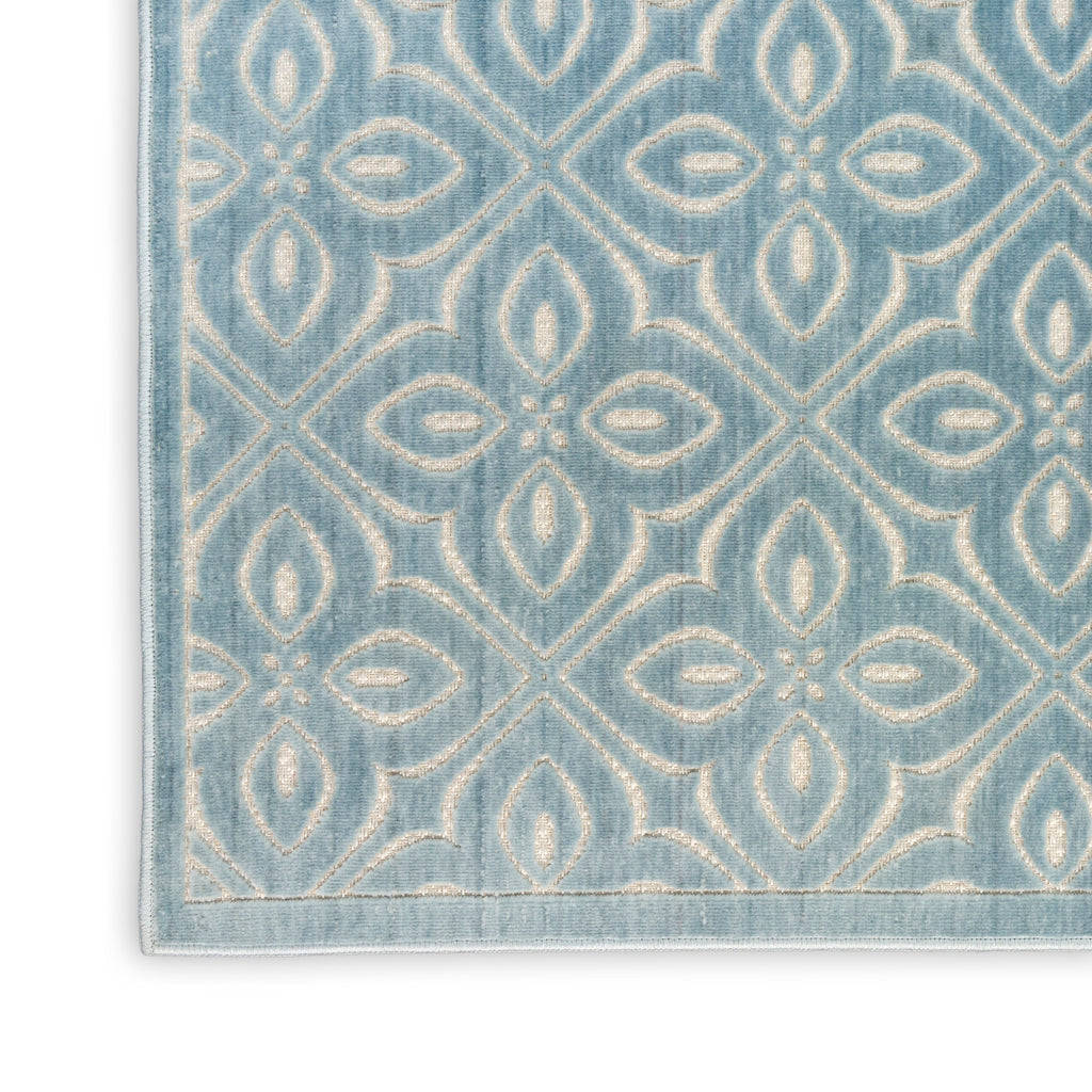 nourison washable charm wch03 blue ivory rug