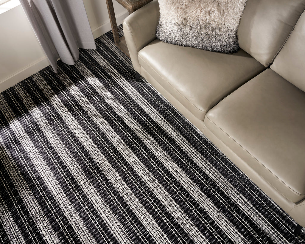 rugs done right custom carolina stripe crlst noir rug