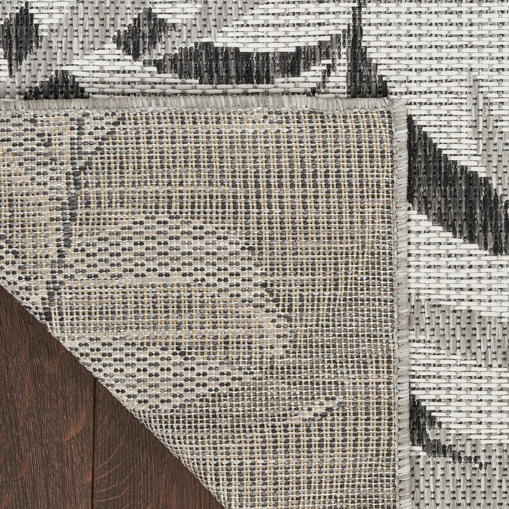 nourison garden oasis goa01 grey rug